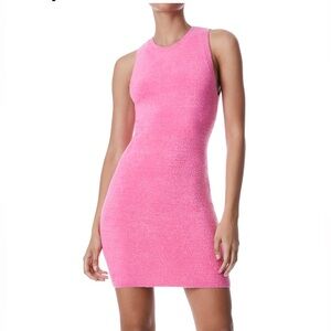 NWT Alice + Olivia Amity Sleeveless Mini Dress in Primrose